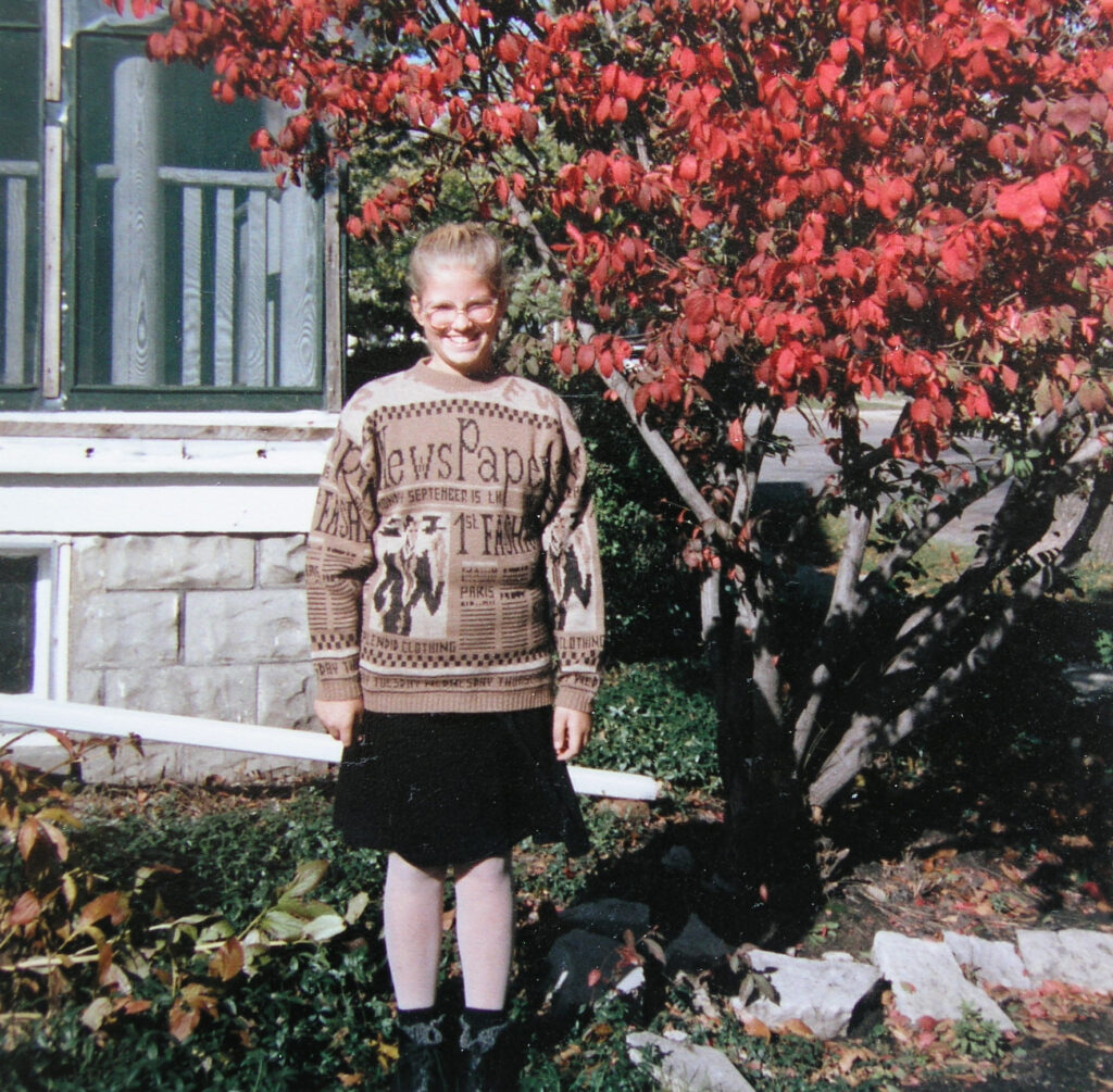 Robyn Wells Newspaper Sweater