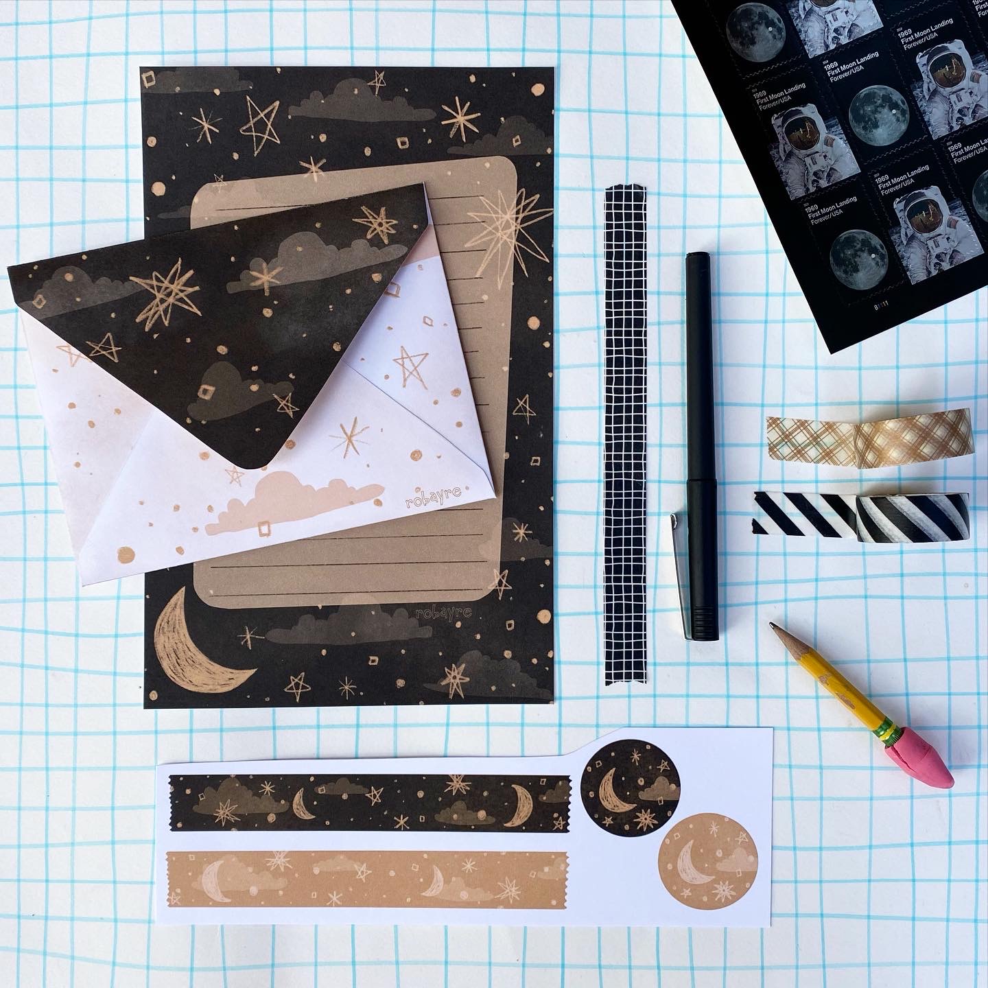 New Stationery Set – Paper Moon